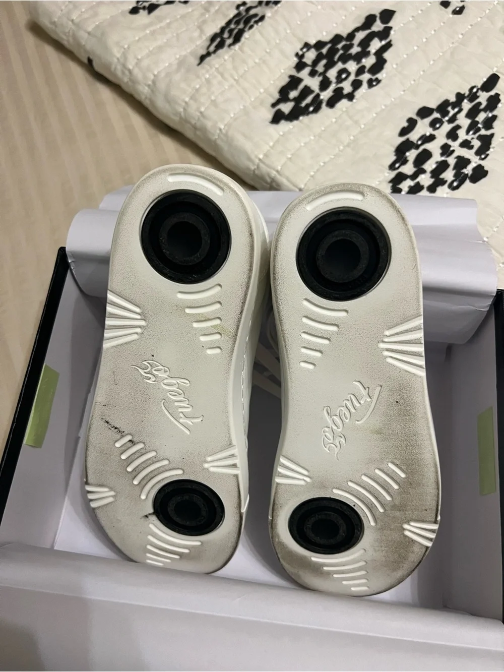 Fuego low top white dance shoes